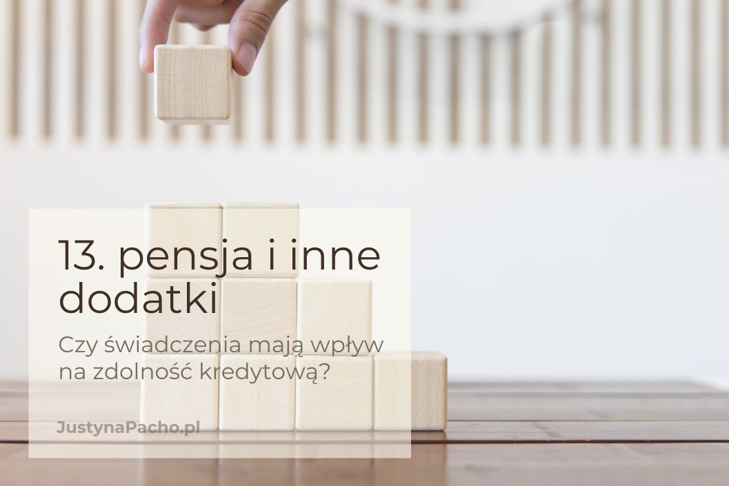 Czy dodatkowe świadczenia, takie jak 13. pensja, wpływają na zdolność kredytową?